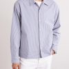 Reed 50057 Checked Organic Cotton-Blend Seersucker Shirt - FR Reed 50057 Checked Organic Cotton-Blend Seersucker Shirt - FR