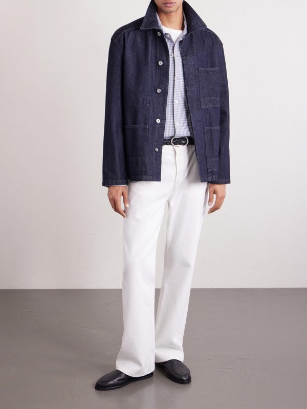Reed 50057 Checked Organic Cotton-Blend Seersucker Shirt - OU Reed 50057 Checked Organic Cotton-Blend Seersucker Shirt - OU