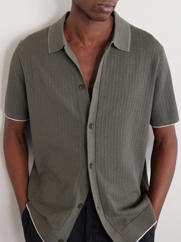 Nalo 60039 Open-Knit Cotton Shirt - CU Nalo 60039 Open-Knit Cotton Shirt - CU