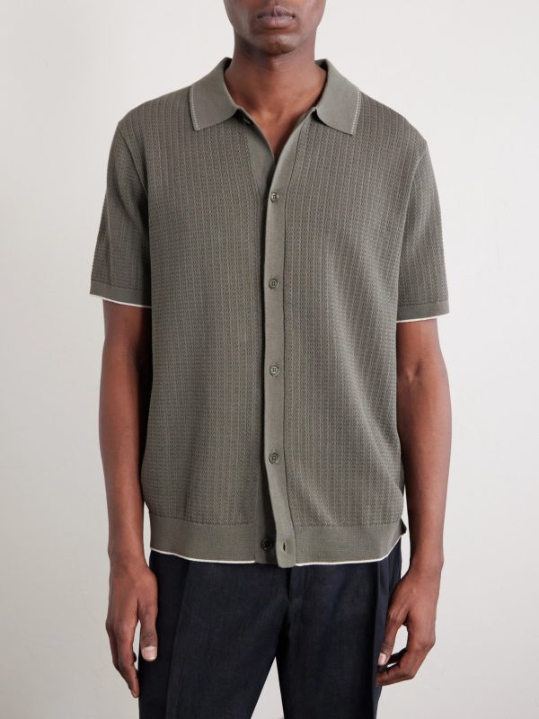 Nalo 60039 Open-Knit Cotton Shirt - FR Nalo 60039 Open-Knit Cotton Shirt - FR