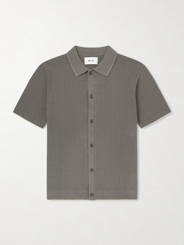 Nalo 60039 Open-Knit Cotton Shirt Nalo 60039 Open-Knit Cotton Shirt