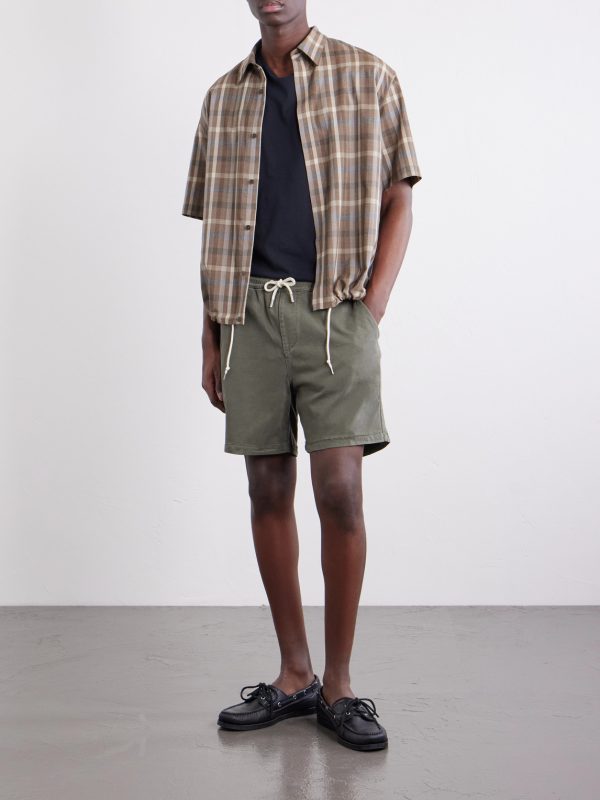 Gregor Straight-Leg TENCEL™ Lyocell and LENZING™ ECOVERO™-Blend Twill Drawstring Shorts - OU Gregor Straight-Leg TENCEL™ Lyocell and LENZING™ ECOVERO™-Blend Twill Drawstring Shorts - OU