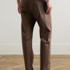 Bill 1804 Straight-Leg Organic Cotton-Blend Trousers - BK Bill 1804 Straight-Leg Organic Cotton-Blend Trousers - BK