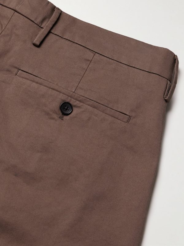 Bill 1804 Straight-Leg Organic Cotton-Blend Trousers - CU Bill 1804 Straight-Leg Organic Cotton-Blend Trousers - CU