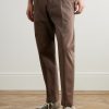 Bill 1804 Straight-Leg Organic Cotton-Blend Trousers - FR Bill 1804 Straight-Leg Organic Cotton-Blend Trousers - FR