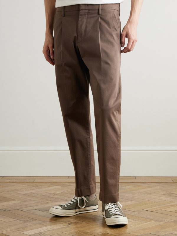 Bill 1804 Straight-Leg Organic Cotton-Blend Trousers - FR Bill 1804 Straight-Leg Organic Cotton-Blend Trousers - FR