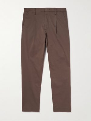 Bill 1804 Straight-Leg Organic Cotton-Blend Trousers Bill 1804 Straight-Leg Organic Cotton-Blend Trousers