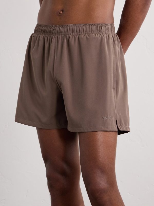 Holiday 10039 Straight-Leg Short-Length Recycled-Shell Swim Shorts - OU