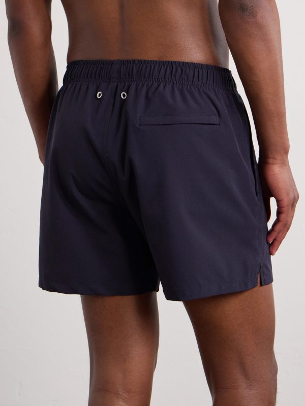 Holiday 10039 Straight-Leg Short-Length Recycled-Shell Swim Shorts - BK