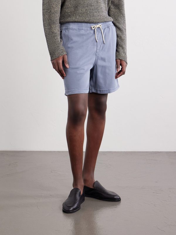 Gregor Straight-Leg TENCEL™ Lyocell and LENZING™ ECOVERO™-Blend Twill Drawstring Shorts - FR