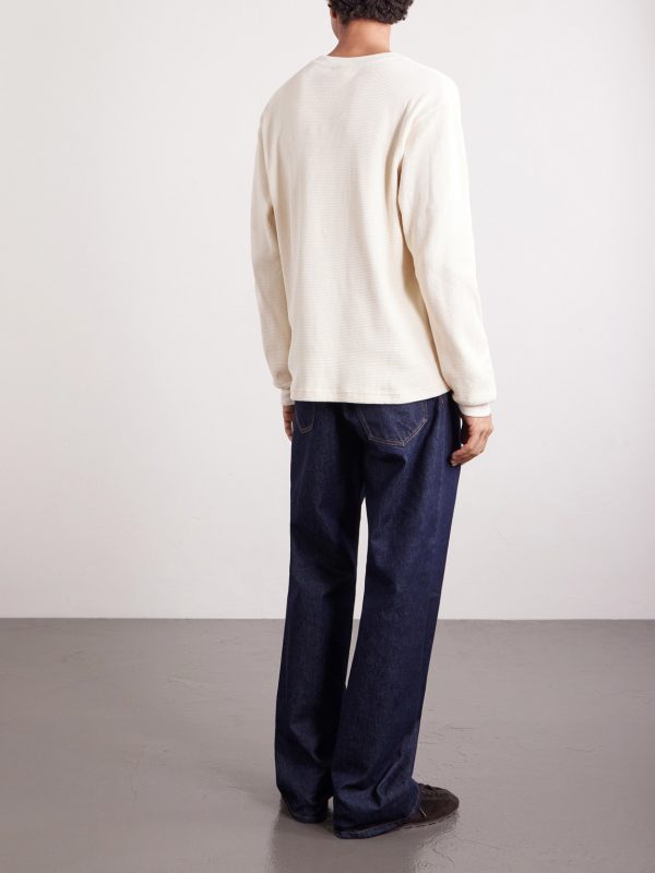 Jett 30035 Waffle-Knit Organic Cotton Sweater - BK