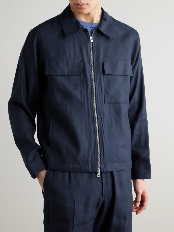 Alban 1808 LENZING™ ECOVERO™ and Linen-Blend Jacket - FR