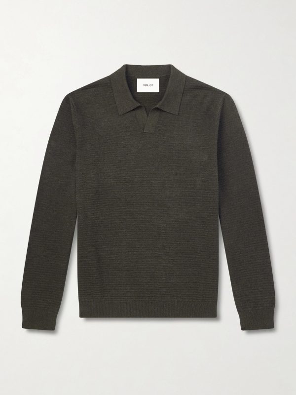 Paul 60019 Ribbed Organic Cotton Polo Shirt Paul 60019 Ribbed Organic Cotton Polo Shirt