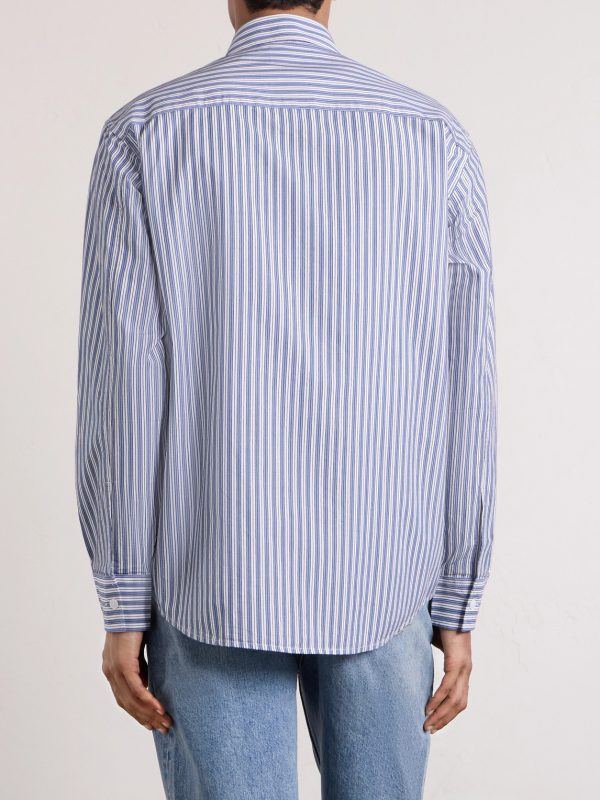 Striped Cotton Shirt - BK Striped Cotton Shirt - BK