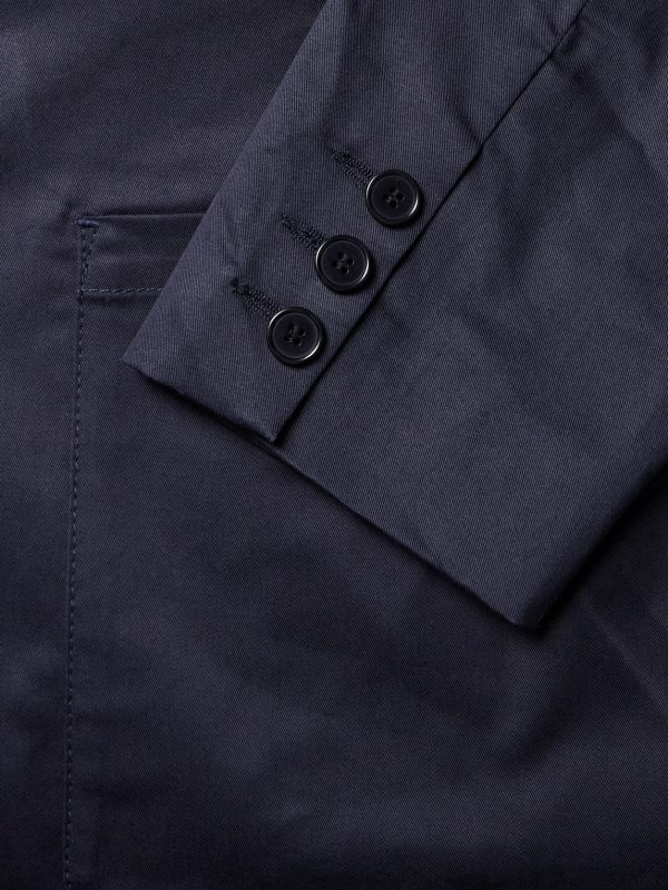 Timo 10021 Unstructured Stretch Organic Cotton-Twill Blazer - CU Timo 10021 Unstructured Stretch Organic Cotton-Twill Blazer - CU