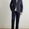 Timo 10021 Unstructured Stretch Organic Cotton-Twill Blazer - OU Timo 10021 Unstructured Stretch Organic Cotton-Twill Blazer - OU