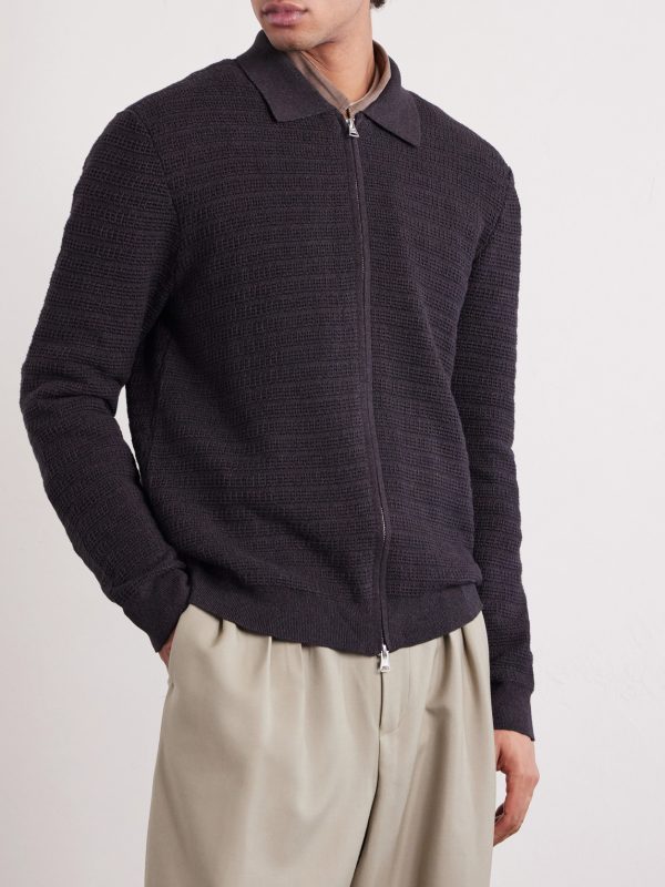 Gustav 60016 Organic Cotton Zip-Up Cardigan - FR Gustav 60016 Organic Cotton Zip-Up Cardigan - FR