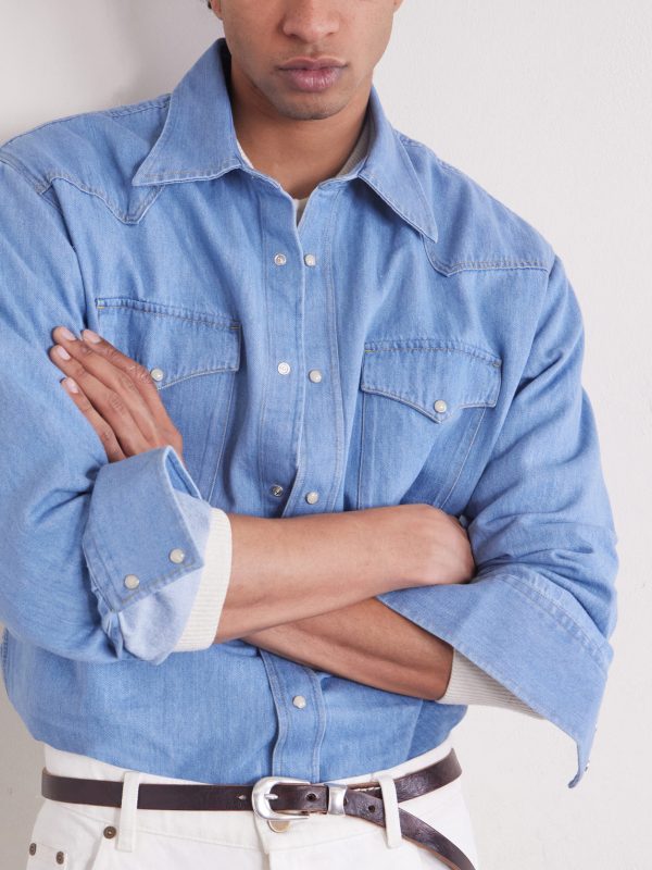 Ricky 50015 Denim Western Shirt - CU Ricky 50015 Denim Western Shirt - CU