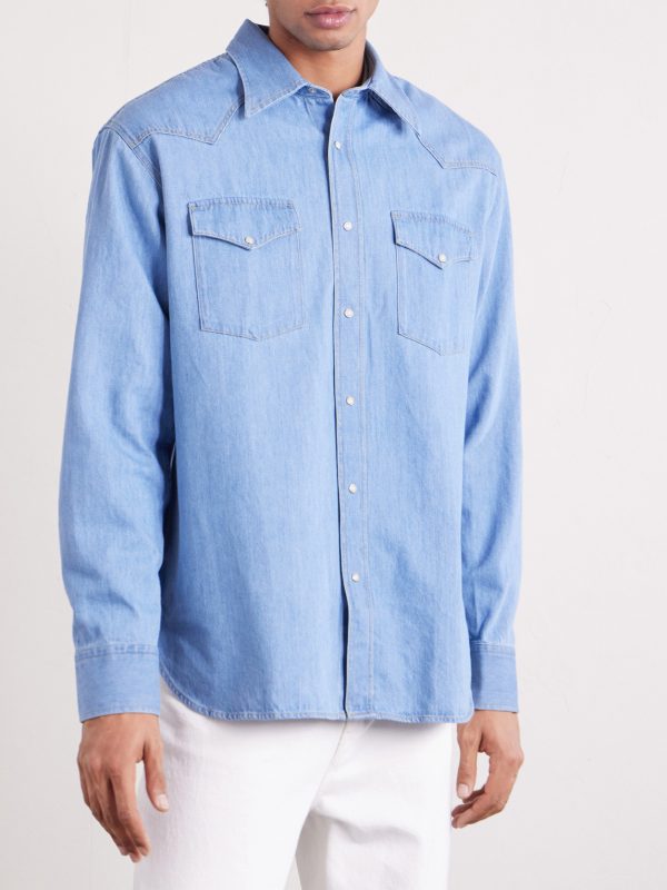 Ricky 50015 Denim Western Shirt - FR Ricky 50015 Denim Western Shirt - FR