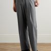 Kay 10037 Wide-Leg Pleated Woven Trousers - FR