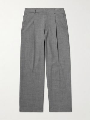 Kay 10037 Wide-Leg Pleated Woven Trousers Kay 10037 Wide-Leg Pleated Woven Trousers