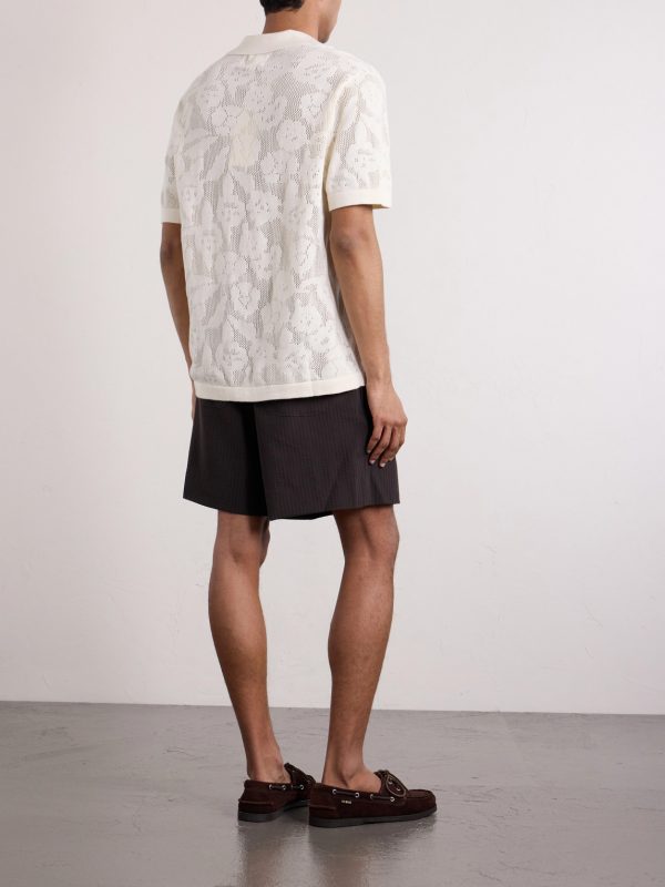 Ryan Flower 60019 Knitted Cotton Polo Shirt - BK Ryan Flower 60019 Knitted Cotton Polo Shirt - BK