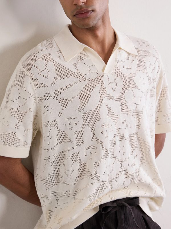 Ryan Flower 60019 Knitted Cotton Polo Shirt - CU Ryan Flower 60019 Knitted Cotton Polo Shirt - CU