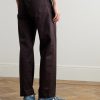 Mylo 10021 Straight-Leg Organic Cotton-Blend Twill Trousers - BK Mylo 10021 Straight-Leg Organic Cotton-Blend Twill Trousers - BK