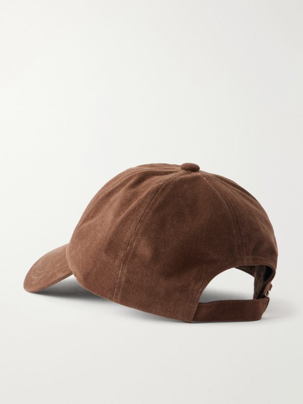 Logo-Embroidered Cotton-Twill Baseball Cap - BK Logo-Embroidered Cotton-Twill Baseball Cap - BK