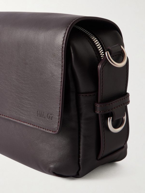 Port Small Leather Messenger Bag - CU Port Small Leather Messenger Bag - CU