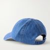 Logo-Embroidered Denim Baseball Cap - BK Logo-Embroidered Denim Baseball Cap - BK