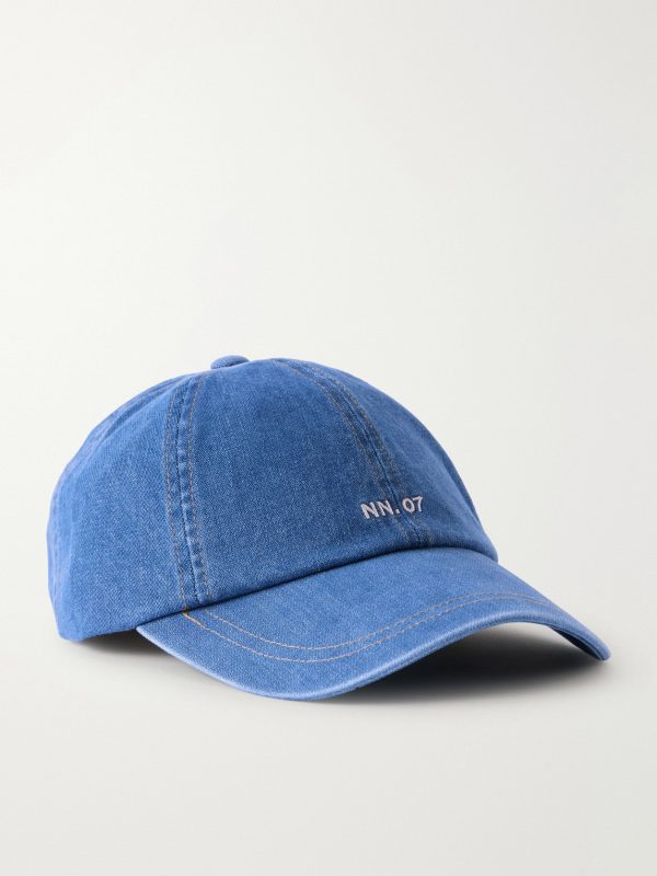 Logo-Embroidered Denim Baseball Cap Logo-Embroidered Denim Baseball Cap