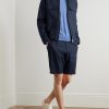 Billie 1808 Straight-Leg LENZING™ ECOVERO™ and Linen-Blend Shorts - OU Billie 1808 Straight-Leg LENZING™ ECOVERO™ and Linen-Blend Shorts - OU