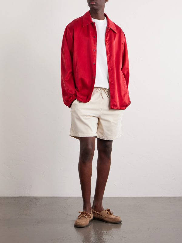 Gregor Straight-Leg TENCEL™ Lyocell and LENZING™ ECOVERO™-Blend Twill Drawstring Shorts - OU Gregor Straight-Leg TENCEL™ Lyocell and LENZING™ ECOVERO™-Blend Twill Drawstring Shorts - OU