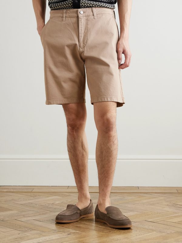 Aden 1923 Straight-Leg Organic Cotton-Blend Twill Shorts - FR Aden 1923 Straight-Leg Organic Cotton-Blend Twill Shorts - FR