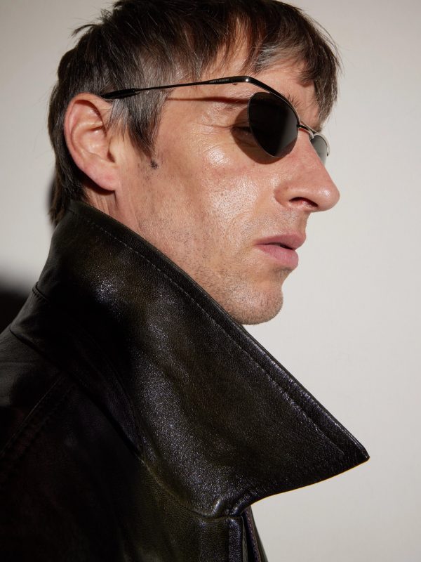 Oval-Frame Silver-Tone Sunglasses - OU