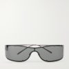Mask Aviator-Style Acetate Sunglasses Mask Aviator-Style Acetate Sunglasses