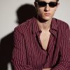 Panthos Oval-Frame Tortoiseshell Acetate Sunglasses - BK Panthos Oval-Frame Tortoiseshell Acetate Sunglasses - BK