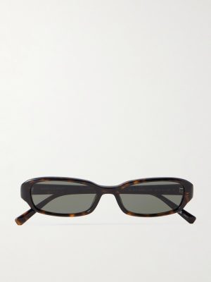 Panthos Oval-Frame Tortoiseshell Acetate Sunglasses Panthos Oval-Frame Tortoiseshell Acetate Sunglasses
