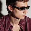 Panthos Oval-Frame Tortoiseshell Acetate Sunglasses - OU Panthos Oval-Frame Tortoiseshell Acetate Sunglasses - OU