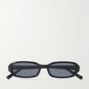 Erin Oval-Frame Acetate Sunglasses