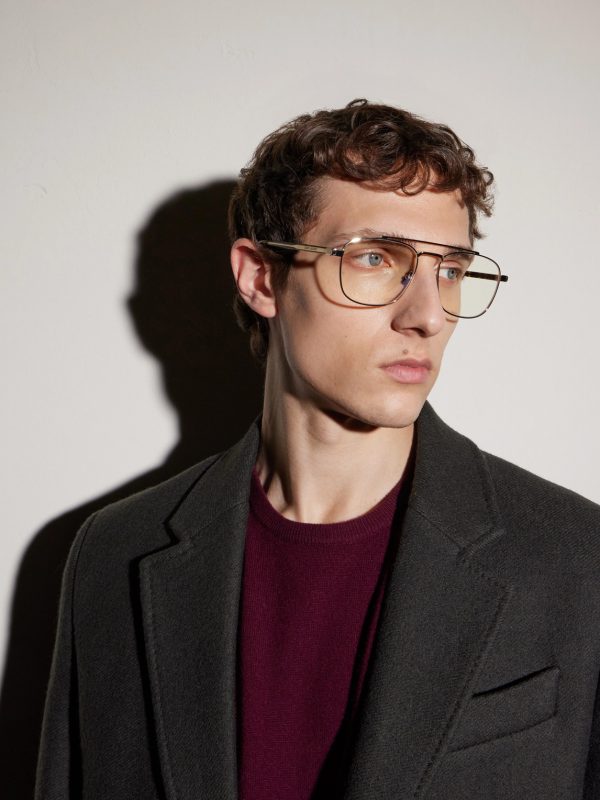 Pilot viator-Style Gold-Tone Optical Glasses - OU