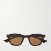 Panthos Round-Frame Tortoiseshell Acetate Sunglasses Panthos Round-Frame Tortoiseshell Acetate Sunglasses