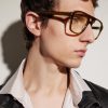 Aviator-Style Acetate Optical Glasses - BK Aviator-Style Acetate Optical Glasses - BK