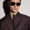 Round-Frame Acetate Sunglasses - OU Round-Frame Acetate Sunglasses - OU