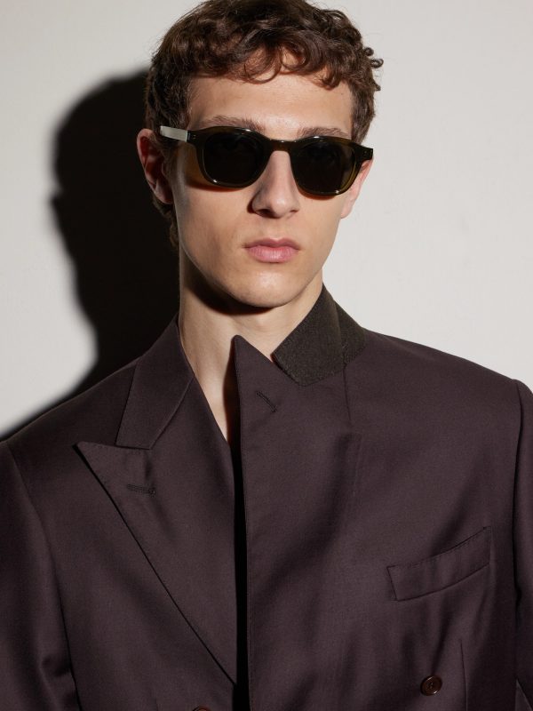 Round-Frame Acetate Sunglasses - OU Round-Frame Acetate Sunglasses - OU