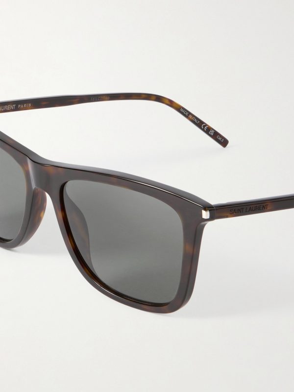 Square-Frame Tortoiseshell Acetate Sunglasses - CU