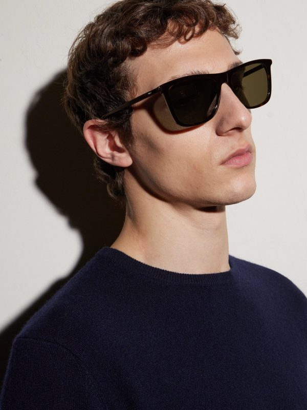 Square-Frame Tortoiseshell Acetate Sunglasses - OU