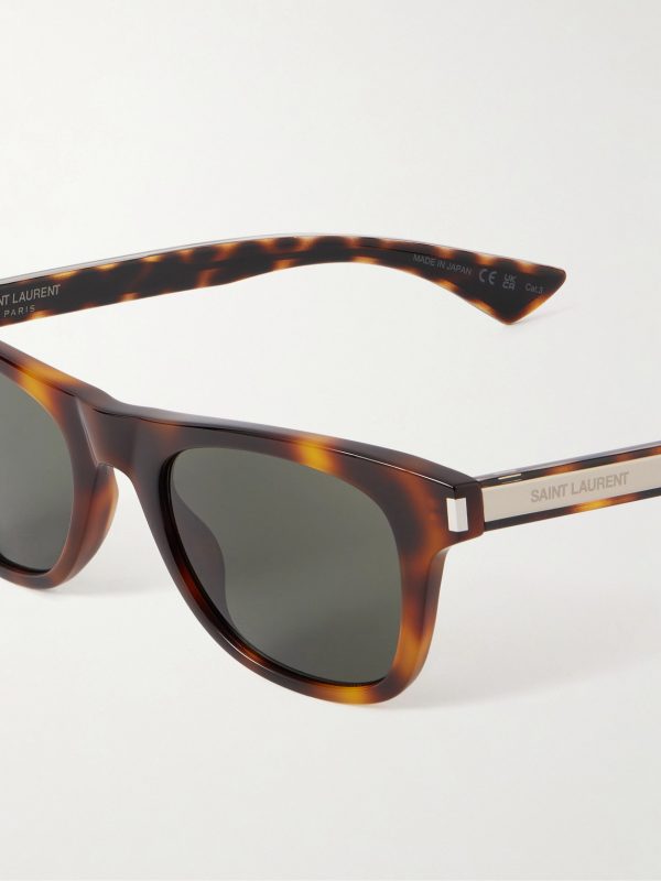 Square-Frame Tortoiseshell Acetate Sunglasses - CU Square-Frame Tortoiseshell Acetate Sunglasses - CU