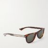 Square-Frame Tortoiseshell Acetate Sunglasses - FR Square-Frame Tortoiseshell Acetate Sunglasses - FR